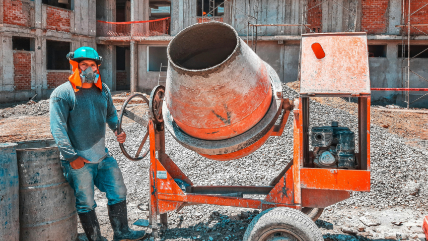 Construção Civil, betoneira